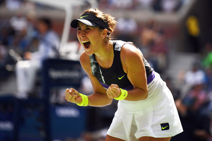 Unggulan ke-13 Bencic meluapkan kegembiraannya usai mencapai semifinal turnamen US Open untuk pertama kalinya.