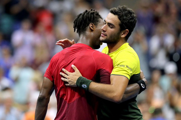 Berrettini menjadi putra Italia pertama yang mencapai semifinal US Open dalam 42 tahun, menyamai keberhasilan Corrado Barazzutti mencapai babak empat besar pada 1977, setelah menyingkirkan unggulan 13 asal Prancis Gael Monfils 3-6, 6-3, 6-2, 3-6, 7-6 (7/5) dalam waktu tiga jam dan 57 menit.