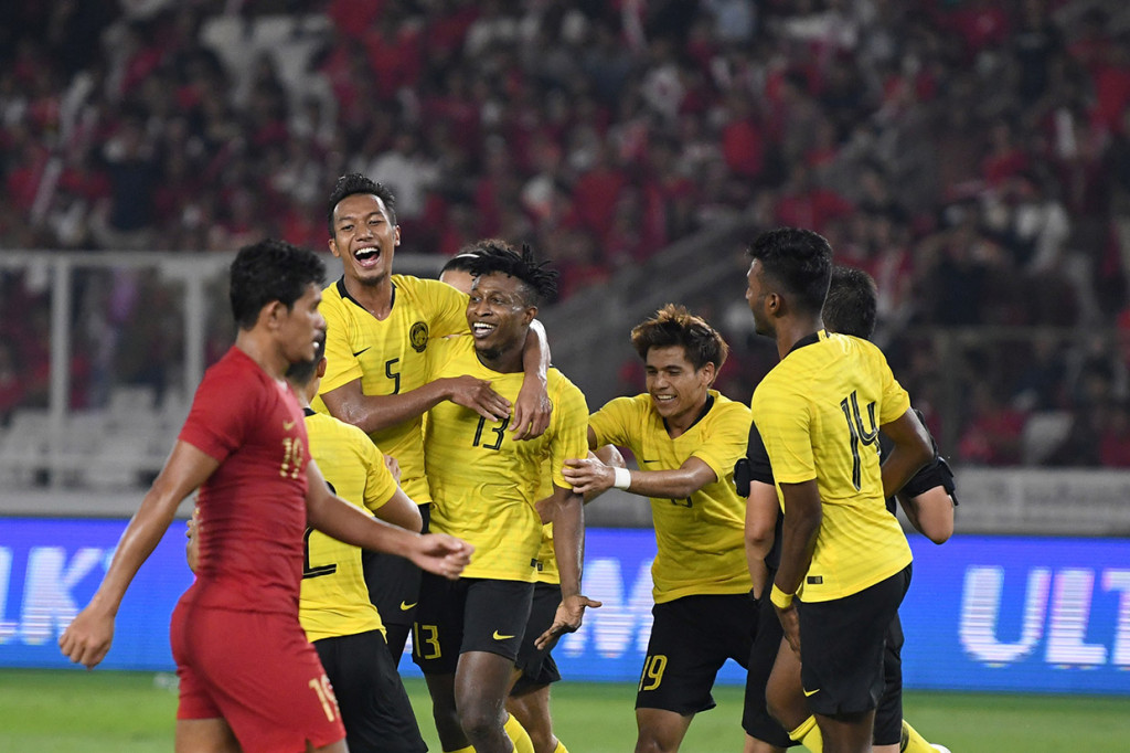 Sedangkan Malaysia di posisi pertama usai mengantongi tiga poin, unggul dua poin dari Vietnam dan Thailand. Antara Foto/M Risyal Hidayat