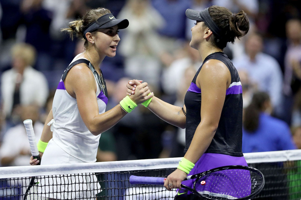 Bianca Andreescu mencapai partai puncak US Open setelah menaklukkan Belinda Bencic (Swiss) dengan skor 7-6(3), 7-5 dalam pertarungan di Stadion Arthur Ashe, New York, Jumat pagi WIB. 