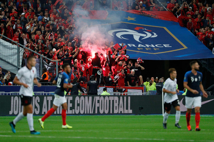 Dengan hasil ini, Perancis kukuh di peringkat pertama Grup H dengan poin 12, sama dengan Turki dan Islandia, namun unggul produktivitas gol. Adapun Albania masih tertahan di posisi empat dengan 6 poin, disusul Moldova (3) dan Andorra (1). AFP Photo/Geoffroy Van Der Hasselt