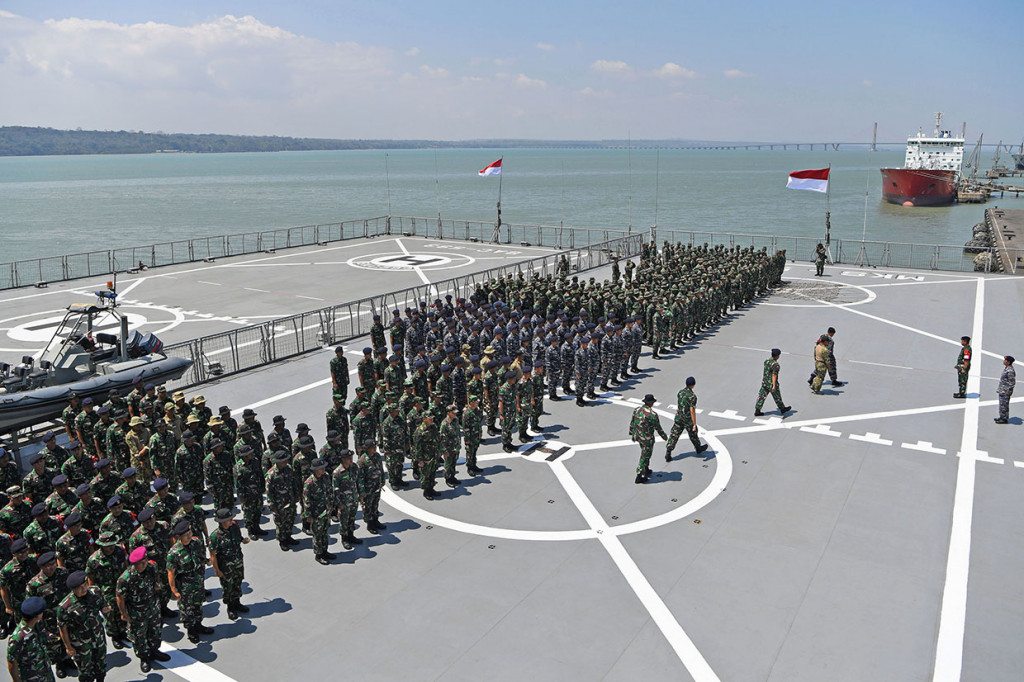 Latihan gabungan ini diikuti 12.560 prajurit TNI dari Angkatan Darat, Angkatan Laut dan Angkatan Udara, untuk meningkatkan profesionalisme dan kerjasama antara prajurit TNI dari tiga matra. 