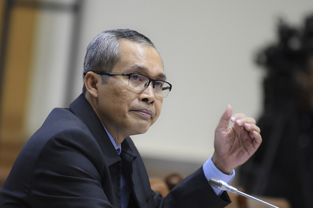 Namun, Capim KPK petahana Alexander Marwata mengatakan langkah Saut Situmorang mengumumkan dugaan pelanggaran etik berat yang dilakukan Firli Bahuri adalah tidak sah. Antara Foto/Nova Wahyudi