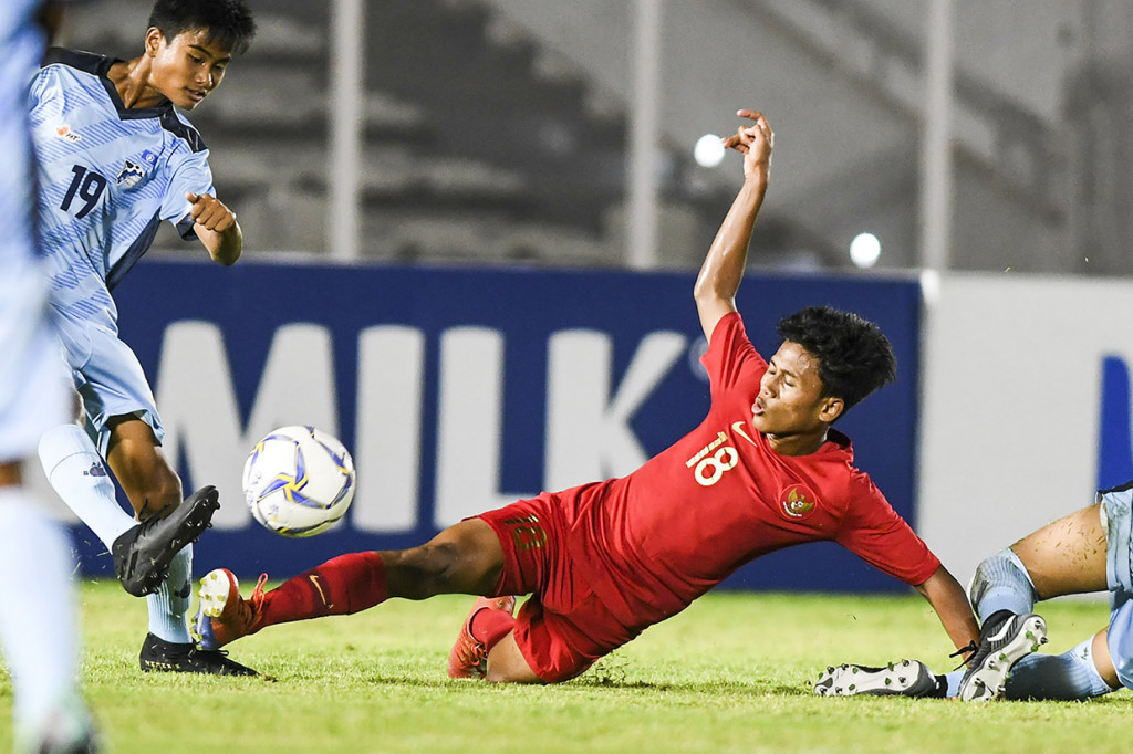 Timnas Indonesia menang telak 15-1 atas timnas Kepulauan Mariana Utara pada kualifikasi Piala Asia U-16 2020 di Stadion Madya, Jakarta.