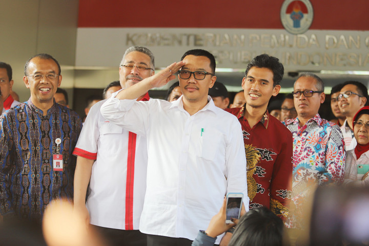 Imam Nahrawi mengundurkan diri dari jabatan Menpora usai ditetapkan sebagai tersangka oleh KPK. 