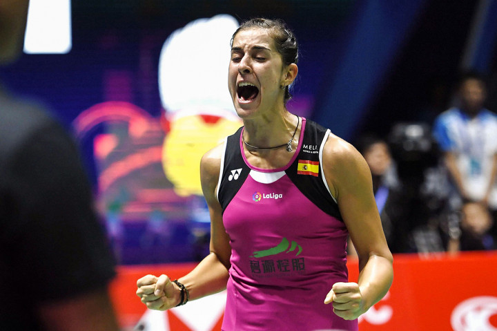 Pebulu tangkis tunggal putri Spanyol, Carolina Marin, sukses mempertahankan gelar juara setelah memenangi laga final China Open 2019 kontra Tai Tzu Ying dari Taiwan.