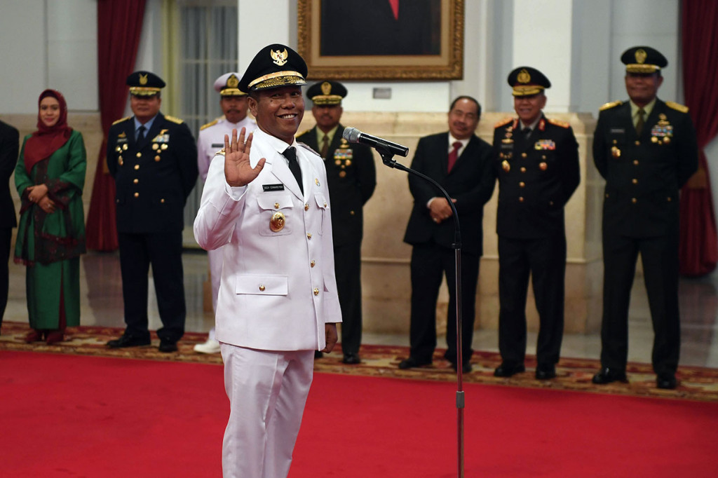 Pelantikan Dedy tersebut berdasarkan Keputusan Presiden No 94/B mengenai Pengesahan Pengangkatan Wakil Gubernur Bengkulu Sisa Masa Jabatan 2016-2021. Dedy mengisi kursi Wagub yang ditinggalkan Rohidi Mersyah.