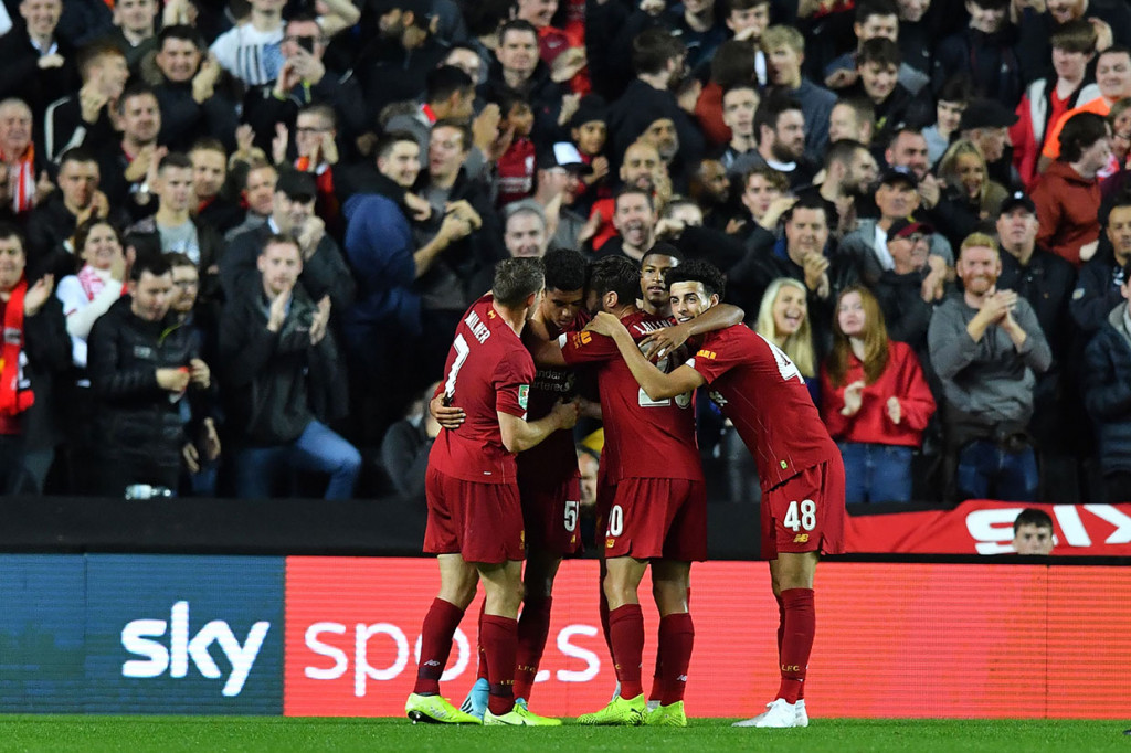 Liverpool akhirnya berhasil menggandakan keunggulan lewat tandukan Ki-Jana Hoever menyambut umpan Adam Lallana pada menit ke-69.