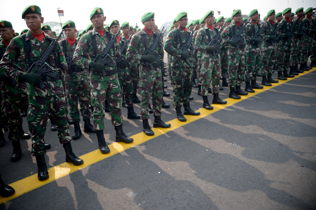 Sebanyak 8.526 prajurit TNI yang terdiri dari tiga matra yakni, TNI AD, TNI AL dan TNI AU disiagakan dalam pelantikan Presiden dan Wakil Presiden 2019 terpilih yang berlangsung pada 20 Oktober 2019 dalam Sidang Paripurna MPR di Gedung MPR Nusantara, Kompleks Parlemen, Senayan, Jakarta.