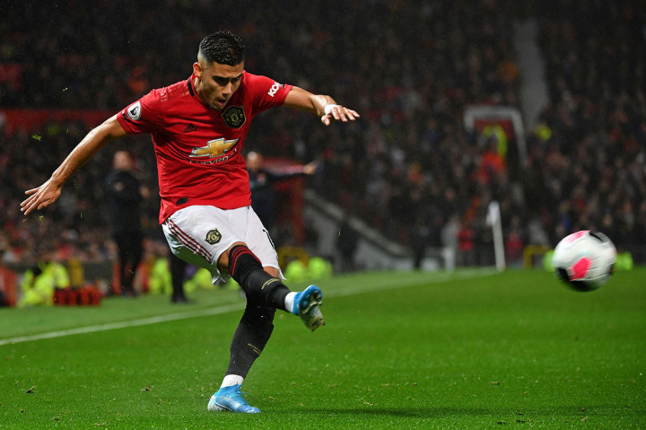 Peluang MU tercipta pada menit ke-29 lewat kaki Andreas Pereira, namun masih bisa diselamatkan kiper Arsenal, Bernd Leno.