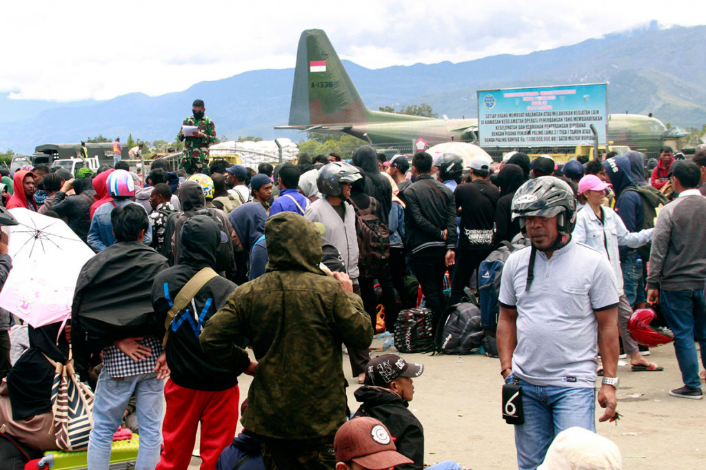 Pascakerusuhan yang mengakibatkan 33 orang meninggal dunia pada 23 September 2019, jumlah pengungsi yang dievakuasi menggunakan pesawat Hercules dari Wamena ke Jayapura mencapai 6.520 orang. 