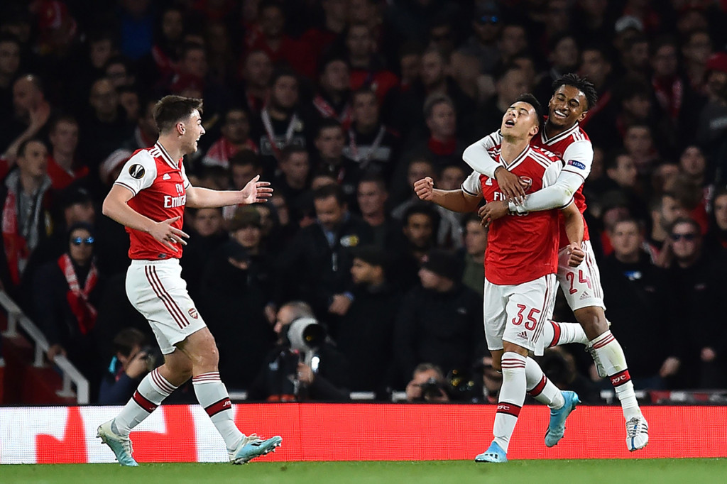 Arsenal menang 4-0 atas Standard Liege di matchday kedua Liga Europa 2019/2020. 