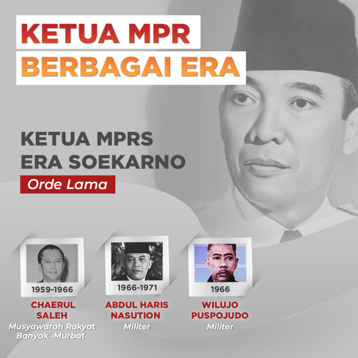 Ketua MPR Berbagai Era