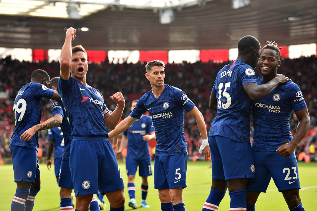 Chelsea berhasil mengalahkan Southampton dengan skor 4-1 dalam laga Liga Inggris di St Mary.