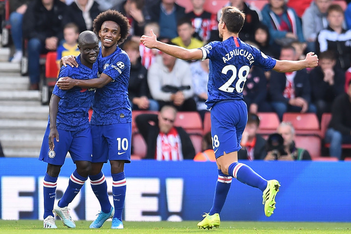 Dengan kemengan ini, Chelsea mengantongi tambahan tiga poin dari markas Southampton.