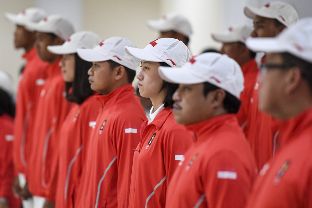Indonesia menurunkan 12 atlet dan empat ofisial dari tiga cabang olahraga yakni Bola Voli Pantai, Karate dan Bola Basket pada World Beach Games 1 2019 di Doha, Qatar, pada 12-16 Oktober 2019. 
