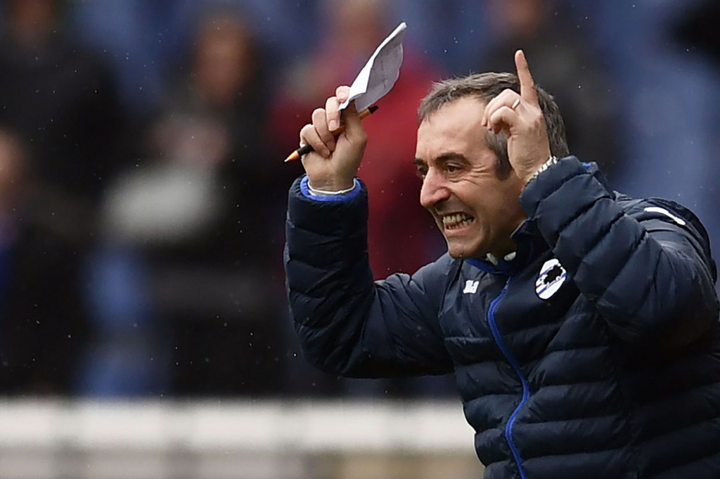 Giampaolo sebelumnya menggantikan mantan bintang Milan Gennaro Gattuso yang mengundurkan diri pada akhir musim 2018-2019.