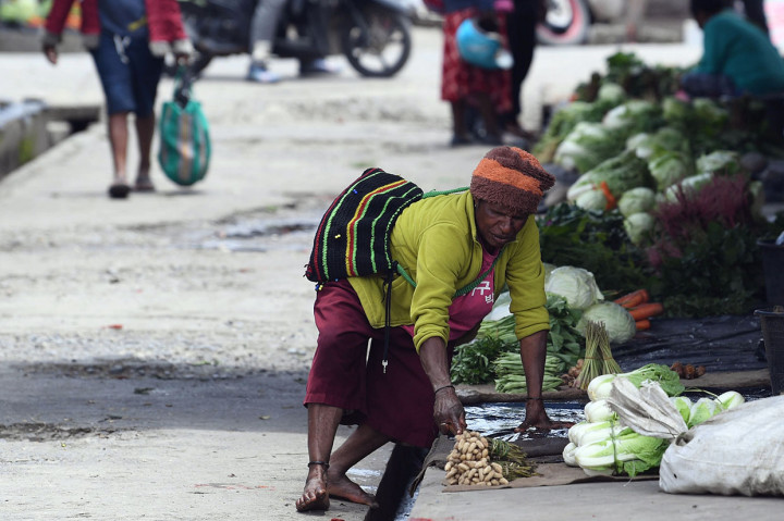 Aktivitas pasar tradisional Tolikelek, Kota Wamena telah kembali berjalan normal.