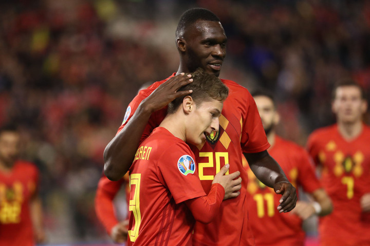 Romelu Lukaku mengemas dua gol sedangkan Nacer Chadli, Youri Tielemans, Christian Benteke, Yari Verschaeren, Toby Alderweireld, dan Timothy Castagne masing-masing menyumbang satu gol. Gol lainnya tercipta dari bunuh diri Cristian Brolli.