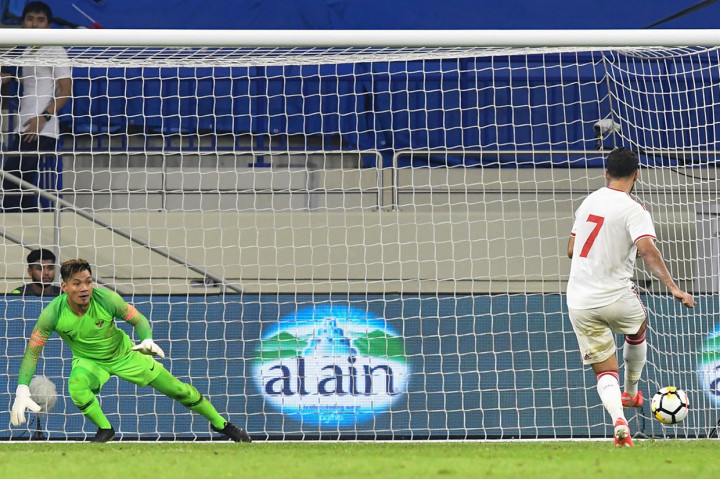 Unggul di babak pertama, timnas UEA pun semakin gencar melakukan serangan. Mereka berhasil mengantongi empat gol melalui hattrick Ali Mabkhout di menit 51, 63, dan 72.