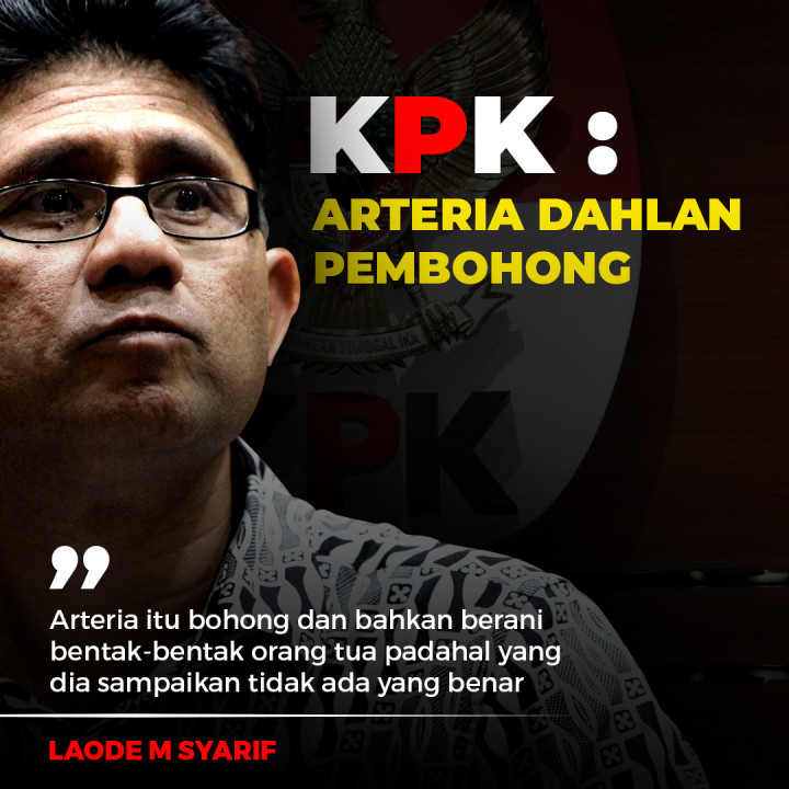KPK: Arteria Dahlan Pembohong
