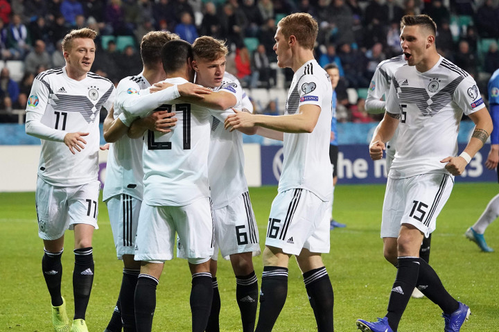 Setelah imbang 0-0 di babak pertama, Jerman membuka keunggulan pada menit ke-51 lewat Ilkay Gundogan.