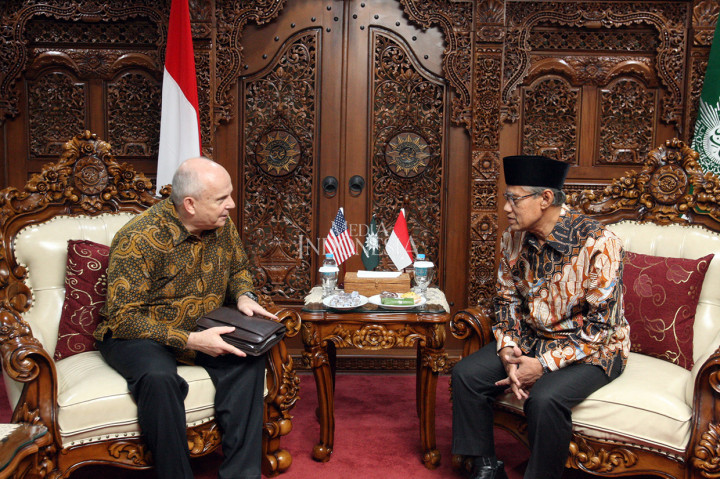 Kunjungan tersebut untuk membahas sejumlah isu internasional, salah satunya soal hak asasi warga Uighur di Provinsi Xinjiang, Tiongkok.