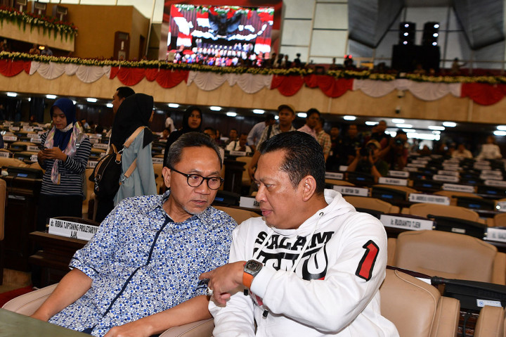 Bamsoet menyampaikan persiapan pelantikan presiden dan wapres yang dijadwalkan pada 20 Oktober 2019 sudah rampung. Dia memohon doa agar pelaksanaan pelantikan Presiden dan Wapres RI periode 2019-2024 berlangsung dengan lancar, tertib, dan khidmat. 