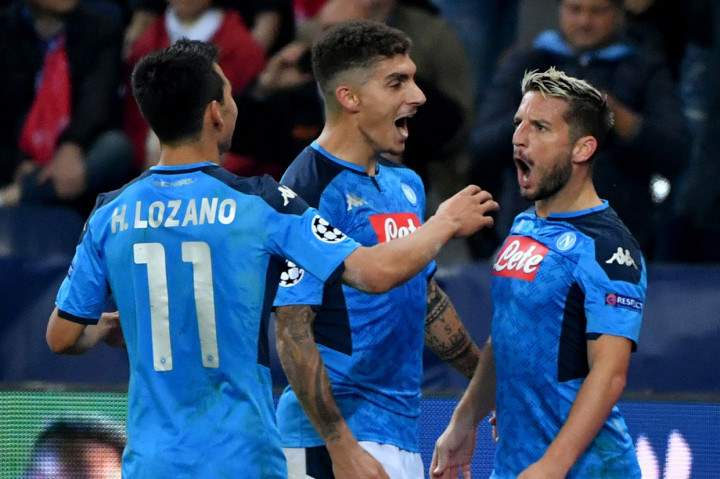 Mertens kembali membawa Napoli unggul pada menit ke-64. Sepakan volinya menyambut umpan silang Malcuit kembali menjebol gawang Stankovic.