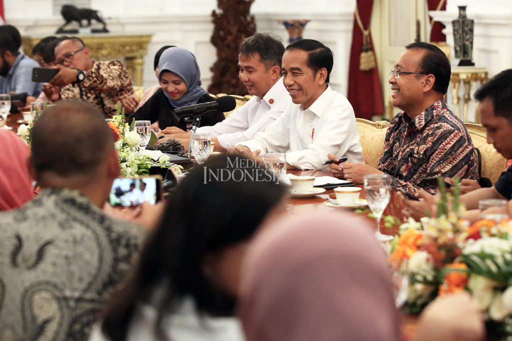 Dalam dialog santai penuh keakraban tersebut dibahas antara lain terkait Kabinet Indonesia Maju dan komposisi Wakil Menteri yang akan dipilih.