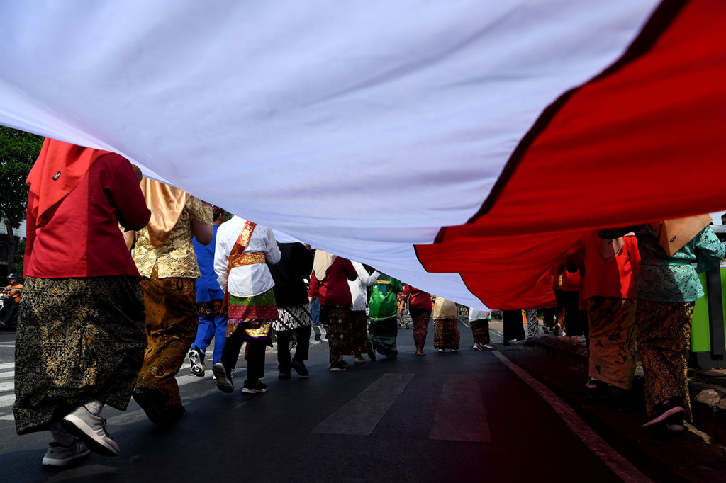 Pembentangan bendera sepanjang dua ribu meter tersebut bertujuan menumbuhkan nilai-nilai nasionalisme, persatuan dan kesatuan di kalangan generasi muda serta menggelorakan kembali semangat kepahlawanan.