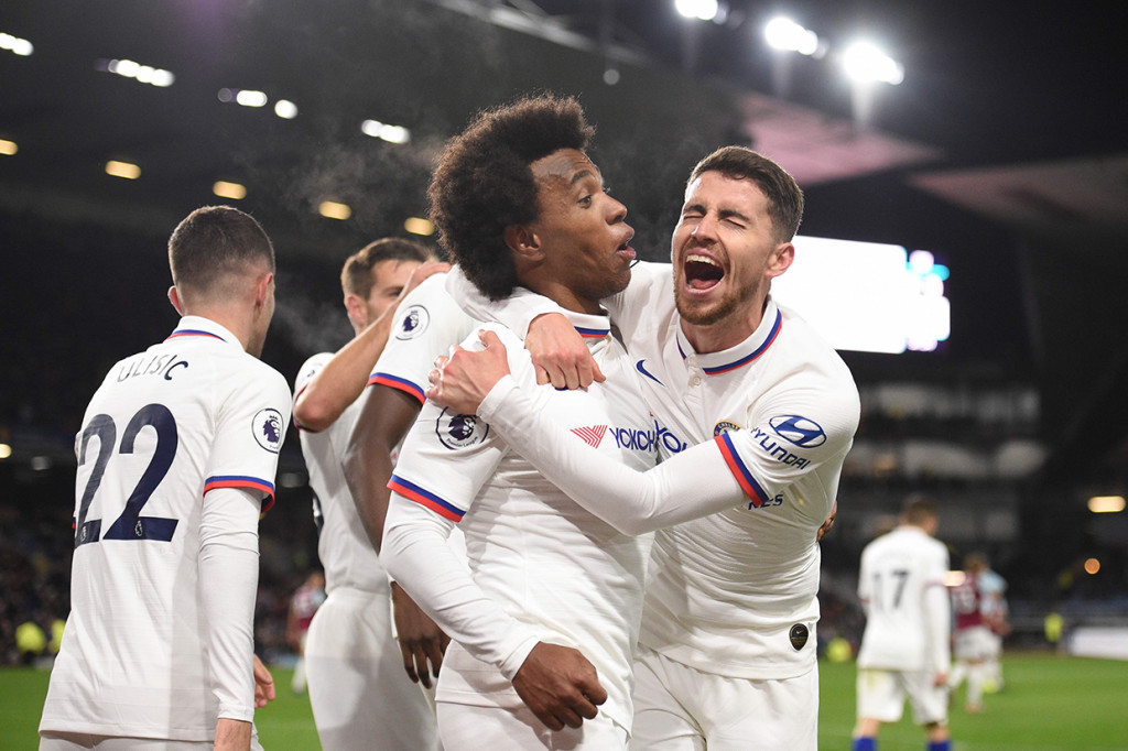 Kemenangan ini membuat Chelsea masih bertahan di peringkat 4 klasemen Liga Inggris dengan 20 poin. Sementara Burnley tertahan di peringkat 12 dengan 12 poin.