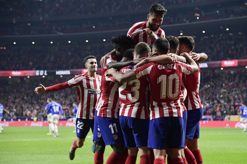 Tambahan tiga angka membuat Atletico kini mengumpulkan 19 angka. 
