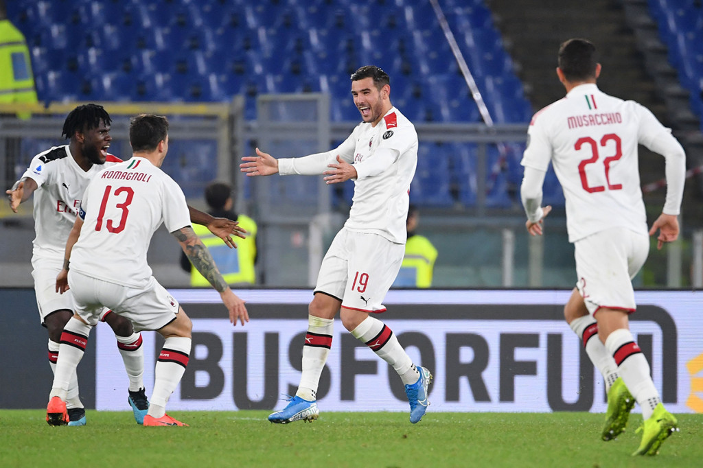 AC Milan kemudian mencetak gol balasan lewat sepakan Theo Hernandez di menit ke-55.