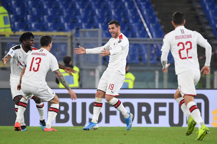 AC Milan kemudian mencetak gol balasan lewat sepakan Theo Hernandez di menit ke-55.