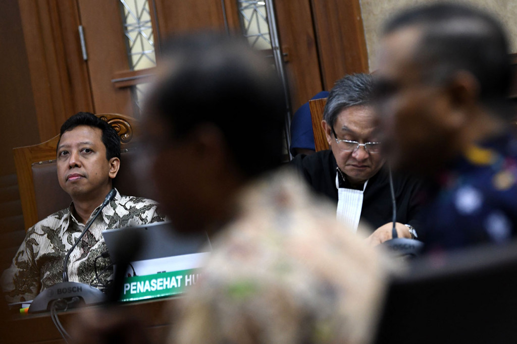 Ahmadi menjadi saksi untuk terdakwa mantan Ketua Umum PPP Romahurmuziy alias Rommy yang didakwa menerima suap bersama-sama dengan Menteri Agama Lukman Hakim Saifuddin sebesar Rp325 juta dari Kepala Kantor Kemenag Provinsi Jawa Timur Haris Hasanuddin dan Rp91,4 juta dari Kepala Kantor Kemenag Kabupaten Gresik Muhammad Muafaq Wirahadi terkait pengangkatan keduanya dalam jabatan masing-masing.