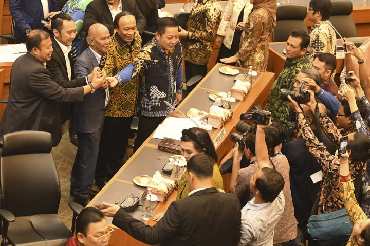 Politikus PDI-Perjuangan Said Abdullah resmi menjabat sebagai Ketua Badan Anggaran (Banggar) DPR RI periode 2019-2024.