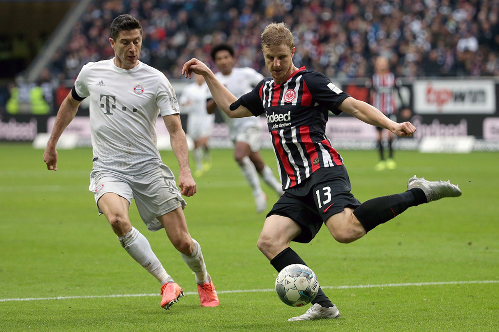 Adapun satu gol hiburan Bayern dicetak oleh Robert Lewandowski pada menit ke-37. AFP Photo/Hasan Bratic