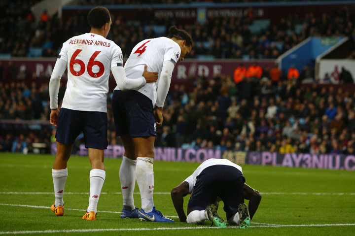 Sadio Mane mencetak gol penentu kemenangan pada menit 90+4.