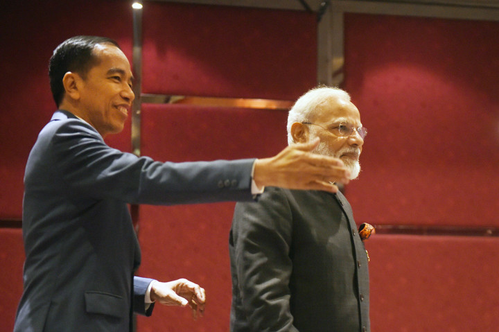 Setelah bertemu dengan Direktur Pelaksana IMF Kristalina Georgieva, Presiden Jokowi juga mengadakan pertemuan dengan Perdana Menteri India.