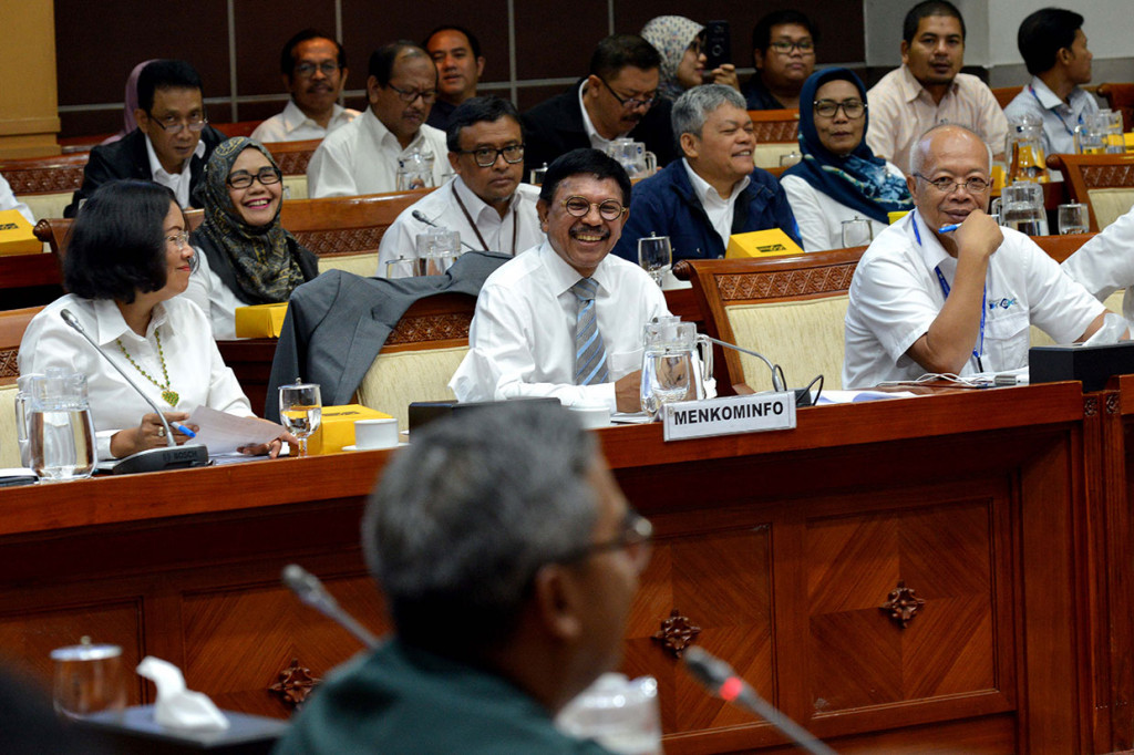 Raker tersebut membahas isu-isu terkini termasuk keamanan data pribadi pada era digital.