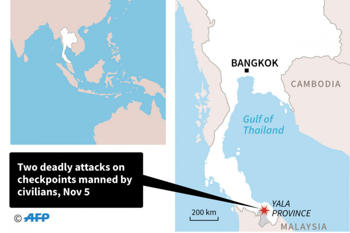 Provinsi Yala, Pattani dan Narathiwat merupakan bagian dari kesultanan Muslim Melayu yang merdeka sebelum Thailand mencaploknya pada 1909. Sejumlah kelompok separatis di selatan mengaku mereka sedang berjuang untuk mendirikan sebuah negara independen.