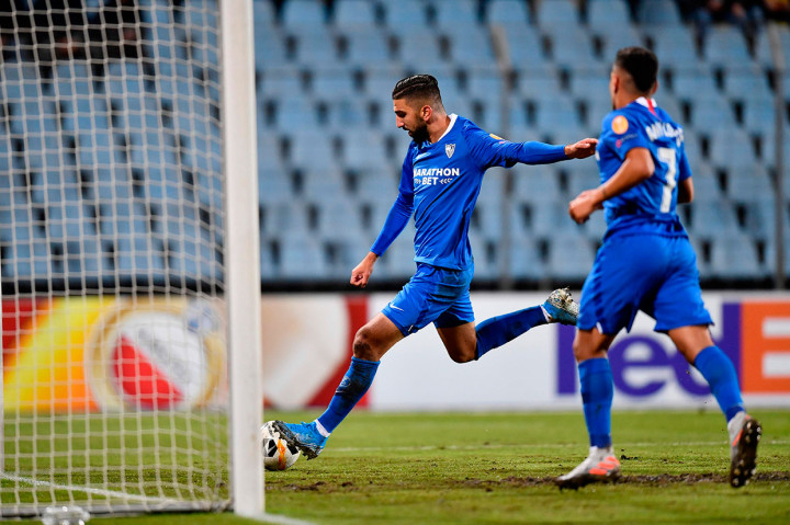 Tim tamu berhasil membuka keunggulan saat pertandingan berjalan 17 menit lewat Moanes Dabbur.