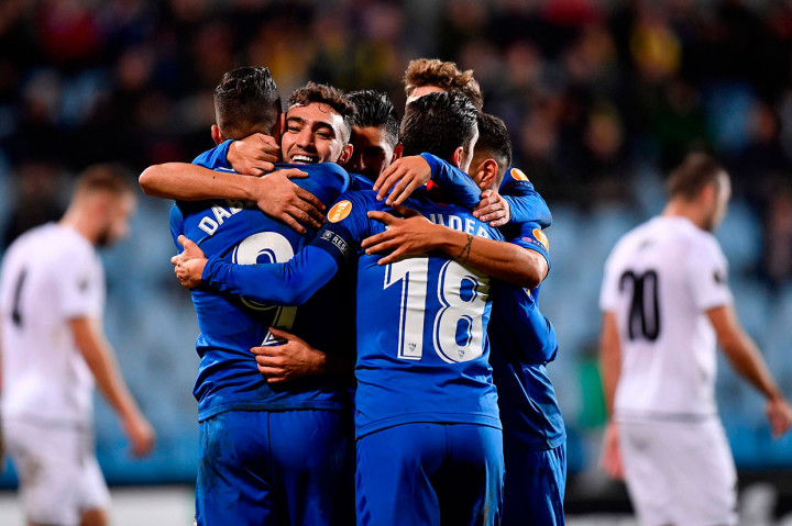 Munir El Haddadi mencetak hattrick pada menit ke-66 untuk membawa timnya unggul 5-0. Setelahnya Dudelange berhasil mencetak dua gol untuk memperkecil ketertinggalan menjadi 2-5, lewat Daniel Sinani pada menit ke-69 dan 80.