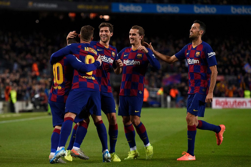 Barcelona kembali ke jalur positif dengan kemenangan telak 4-1 atas Celta Vigo. 