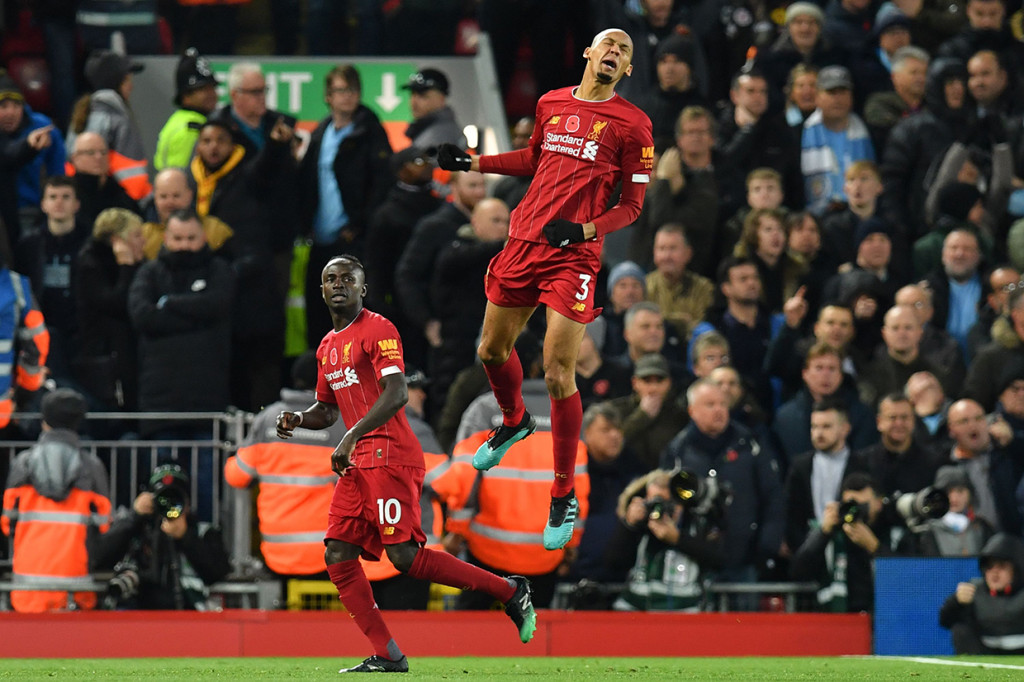 Liverpool mengalahkan Manchester City 3-1 pada laga Liga Inggris 2019/2020 pekan 12 di Stadion Anfield.
