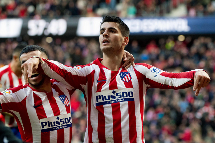 Di babak kedua, Atletico berbalik unggul 2-1 melalui gol Alvaro Morata. 