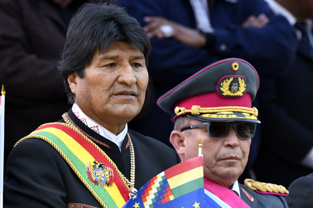 Presiden Bolivia Evo Morales menyatakan mundur dari jabatannya. Pernyataan tersebut disampaikan Morales, yang berkuasa selama hampir 14 tahun. AFP Photo/Aizar Raldes