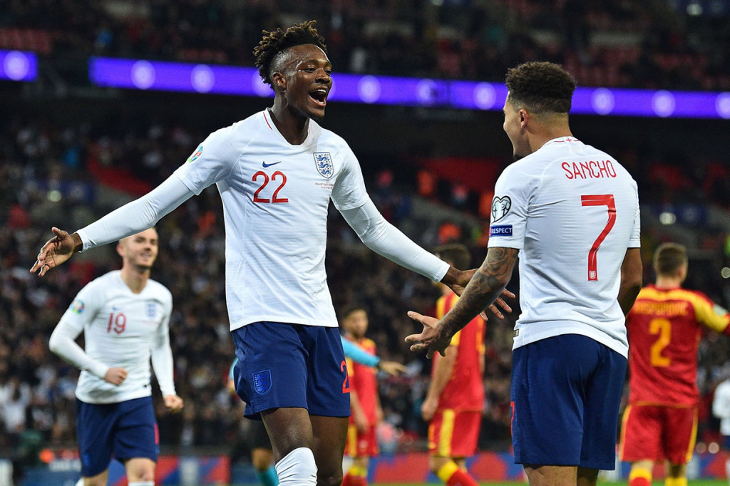 Pada menit ke-66 pemain Montenegro, Alexander Sofranac mencetak gol bunuh diri setelah salah mengantisipasi umpan Mason Mount. Dan Tammy Abraham menutup pesta gol tuan rumah menjadi 7-0 pada menit ke-84.