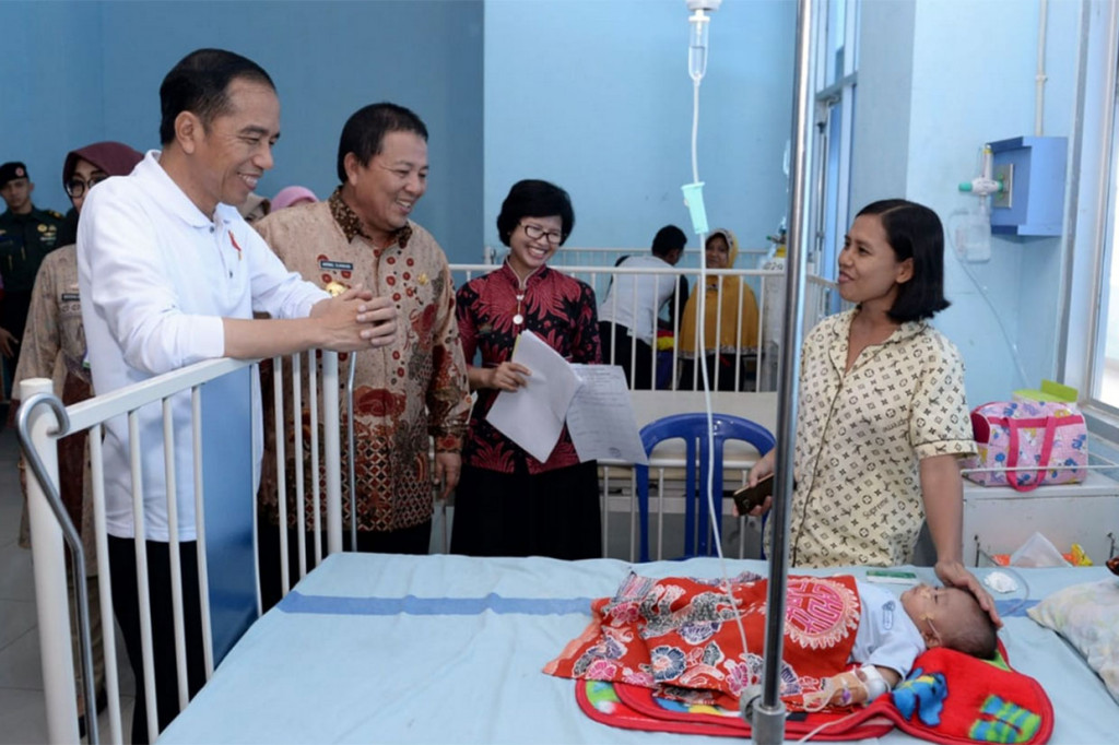 Seorang keluarga pengguna BPJS Kesehatan, Muji Purwaningsih menyatakan tidak menyangka atas kunjungan Presiden tersebut. 